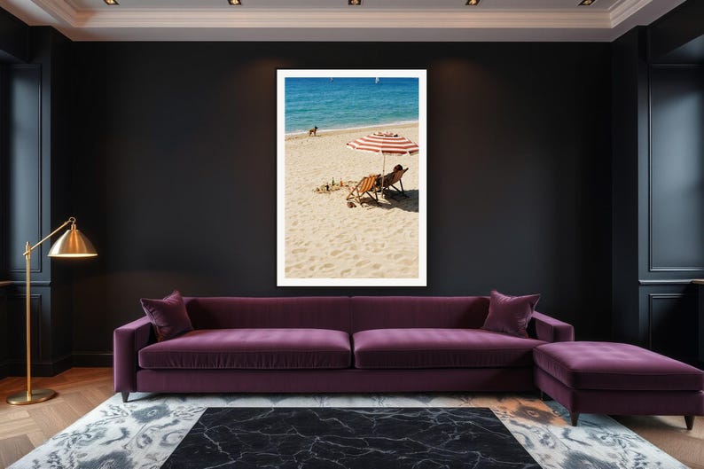 Belgian Malinois Wall Art art print framed in a luxury living room
