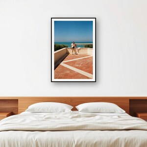Athlete Stretching Print | Vintage Riviera Terrace Retro Fitness Photo (Digital Download) image 2