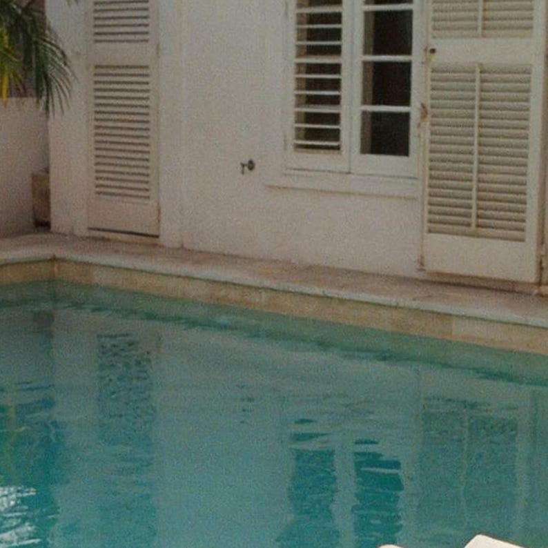 Poolside Villa Print | Retro Summer Fitness Recovery Photo (Digital Download) image 4
