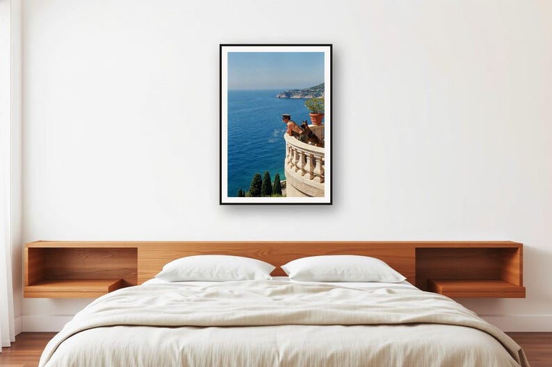 Officer German Shepherd Riviera Print | Vintage Seaside Photo (Digital Download) image 2
