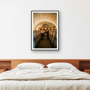 German Shepherd Wine Cellar Print | Vintage Officer Dog Photo (Digital Download) image 2