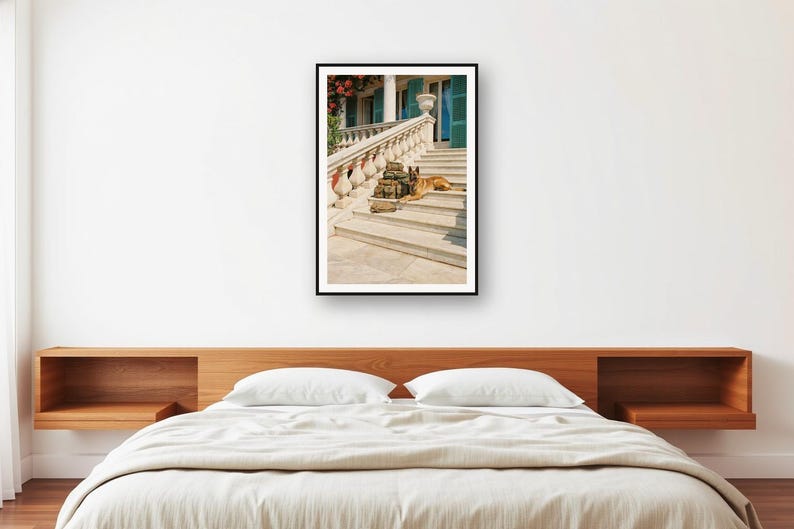 Belgian Malinois Guard Dog Print | Vintage Military K9 Photo, Luxury Decor (Digital Download) image 2