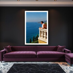 Athlete Wall Art art print framed in a luxury living room