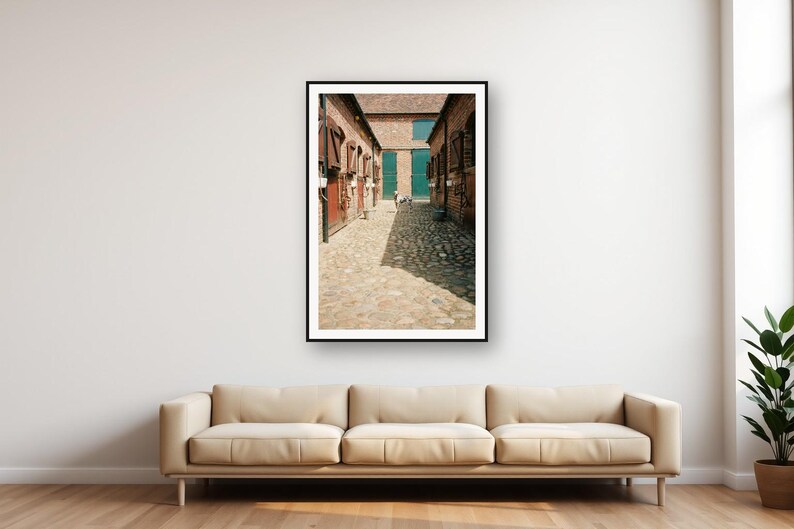 Dalmatian Stable Print | Equestrian Estate Dog Photography (Digital Download) image 1