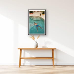 Military Dog Wall Art art print displayed above an entry console table