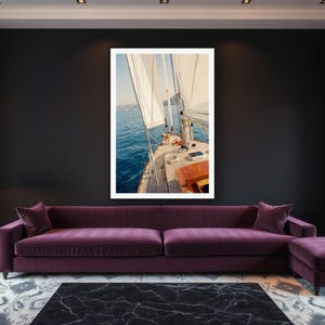 Golden Retriever Wall Art art print framed in a luxury living room