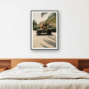 German Shepherd K9 Riding Shotgun Military Jeep Print | Retro Villa Decor (Digital Download) image 2