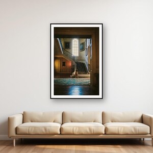 Dane Grand Staircase Print | Manor House Dog Photography (Digital Download) Bild 1