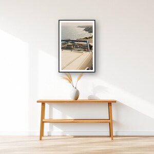 Labrador Wall Art art print displayed above an entry console table