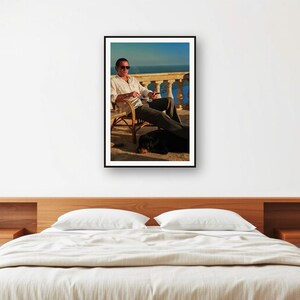 Grafika ścienna z rottweilerem | Grafika z tarasem cygarowym w stylu vintage | Zdjęcie oficera i psa z whisky | Luksusowa dekoracja męskiej jaskini w stylu retro | Pobieranie cyfrowe zdjęcie 2