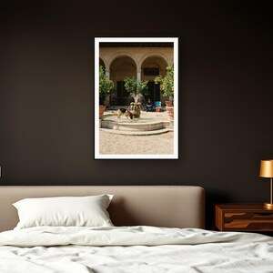 German Shepherd Wall Art art print framed in a dark luxury bedroom