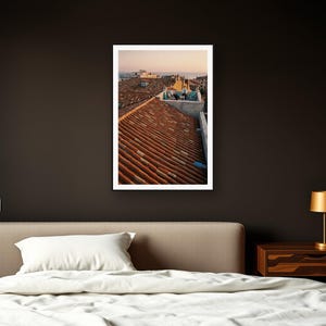 German Shepherd Wall Art art print framed in a dark luxury bedroom