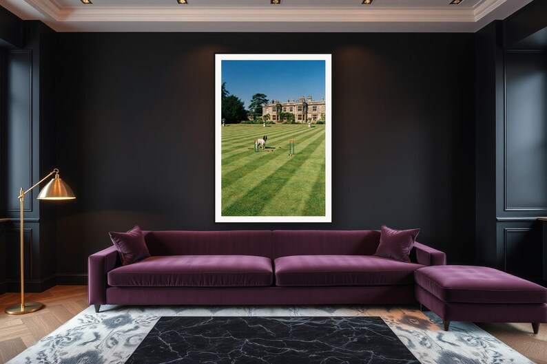Springer Spaniel Wall Art art print framed in a luxury living room