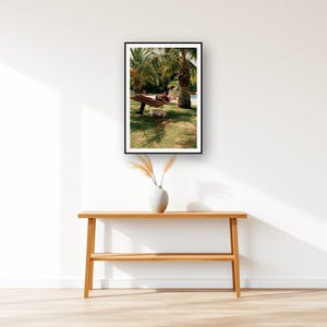 Labrador Wall Art art print displayed above an entry console table