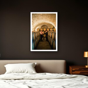 German Shepherd Wall Art art print framed in a dark luxury bedroom