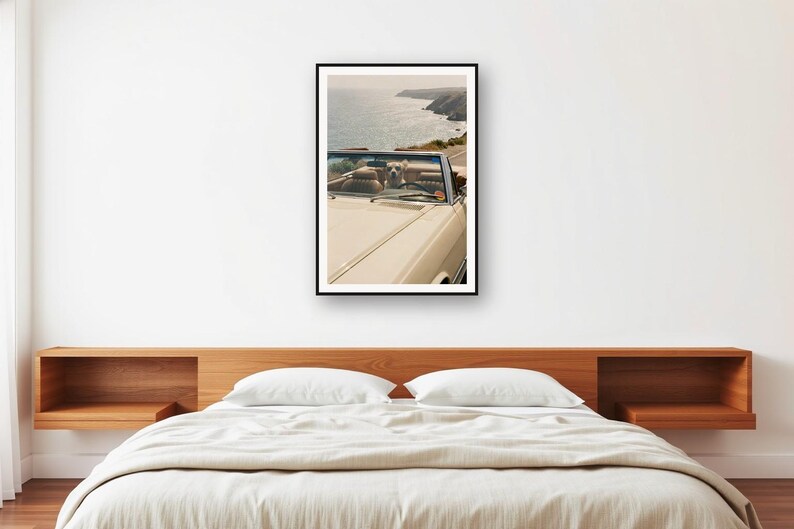 Arte de viaje por carretera en Labrador Convertible / Foto de coche clásico Riviera (Descarga digital) imagen 2