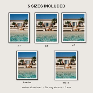 Military Dog Wall Art print size chart - 5 ratios included: 2:3, 3:4, 4:5, 11x14, ISO A
