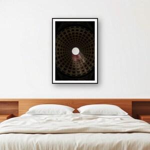 Barokke messing koepelprint | Donkere luxe kathedraalplafondkunst (digitale download) afbeelding 2