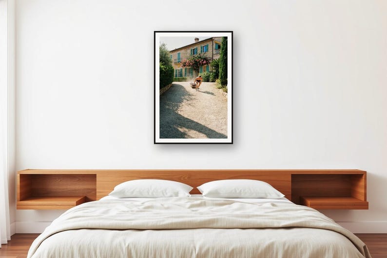 Sled Push Wall Art | Vintage Villa Drive Print | Retro Strength Conditioning Photo (Digital Download) image 2