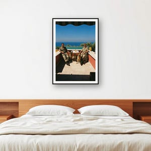 Lámina Riviera con imágenes de adiestradores de perros militares / Decoración vintage para terraza con pastores alemanes (descarga digital) imagen 2