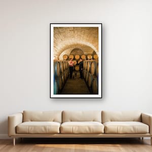 German Shepherd Wine Cellar Print | Vintage Officer Dog Photo (Digital Download) image 1