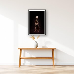 Dalmatian Wall Art II art print displayed above an entry console table