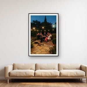 Vintage Military Dogs Garden Party Print | Retro Terrace Cocktails (Digital Download) image 1