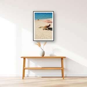 Belgian Malinois Wall Art art print displayed above an entry console table