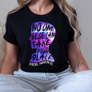 Suicide Awareness | Mental Health Awareness | Suicide Prevention | Teal and Purple Ribbon | Support and Hope | Anti-Suicide Message
