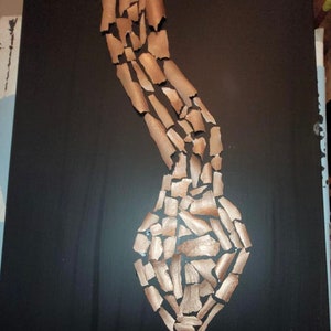 Snake Acrylic Painting Wall Art