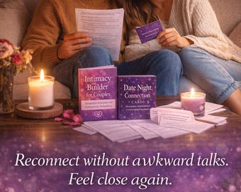 Couples Connection Reset Bundle Printable | 9 Page Intimacy & Communication Bundle | Date Night Prompts | Instant Download