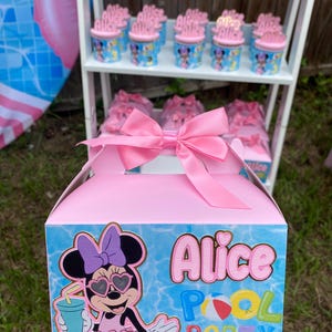 boîtes Minnie personnalisées