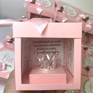 Personalized Explosion Box Invitation | Quinceañera, Wedding or Birthday Invitation Box | Elegant 3D Surprise Box with Name image 2