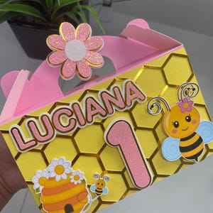 Abejita chiquitica birthday party box