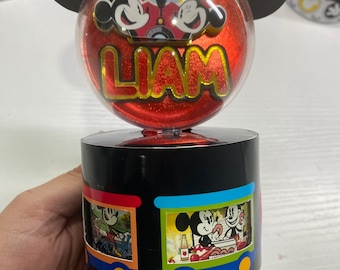 Mickey Runaway Railway Personalized Pringles, Interactive Party Favor, Custom Name Snack Can, Disney Train Theme Treats, Birthday Favor