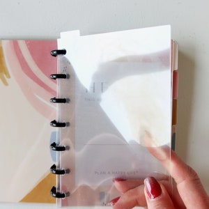 SET of 4 - MINI Happy Planner / Notebook -  top tab DIVIDERS