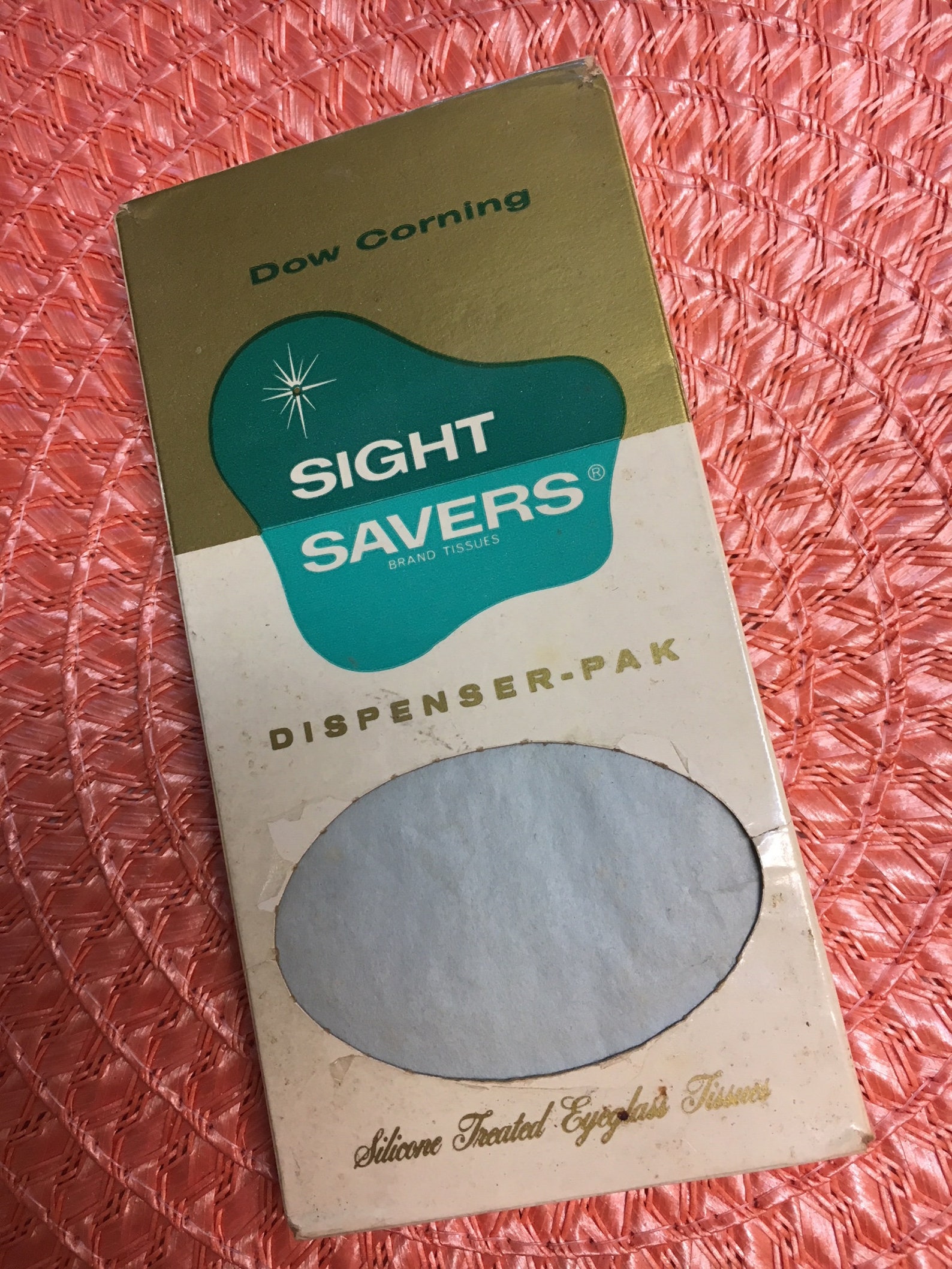 Vintage Sight Savers Dispenserpak Eyeglass Tissues Mid Etsy