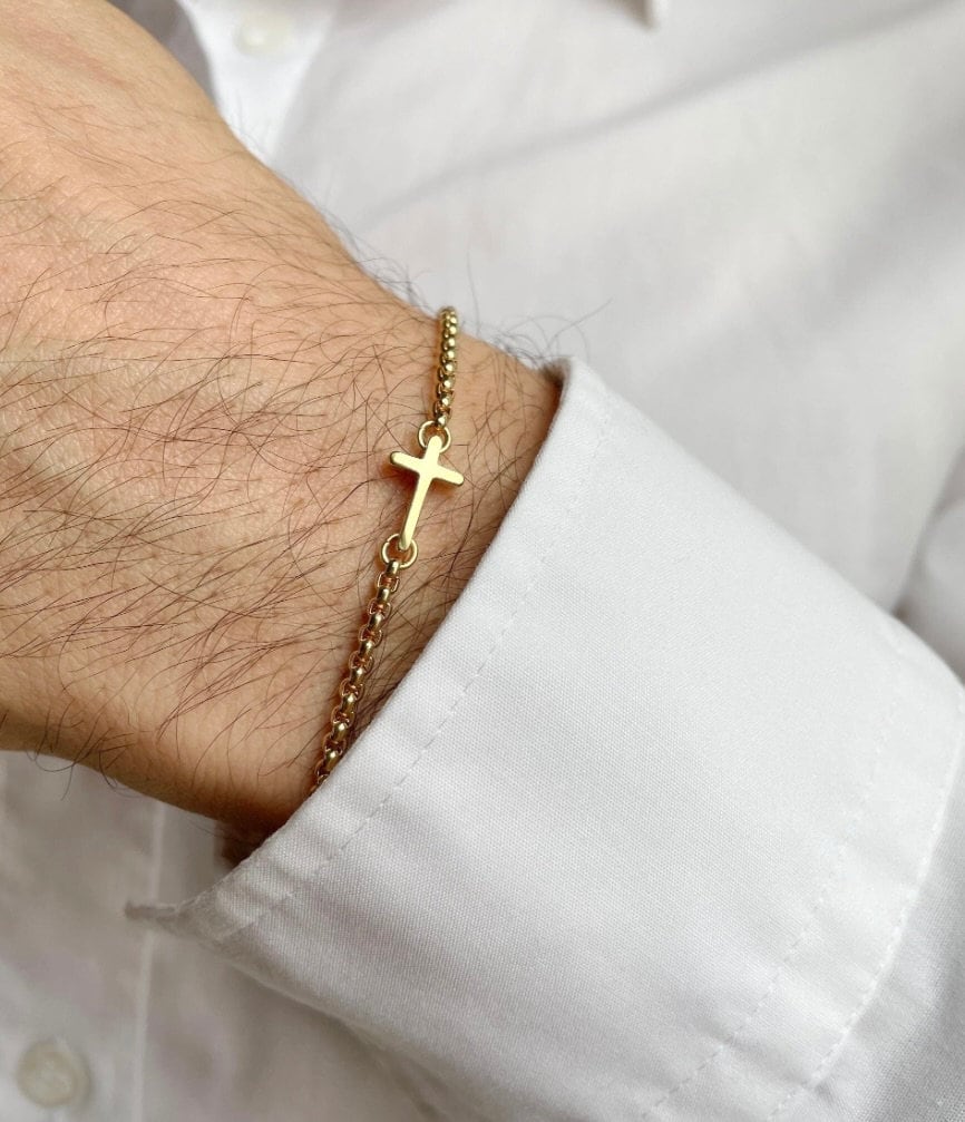 Gold Cross Bracelet UK