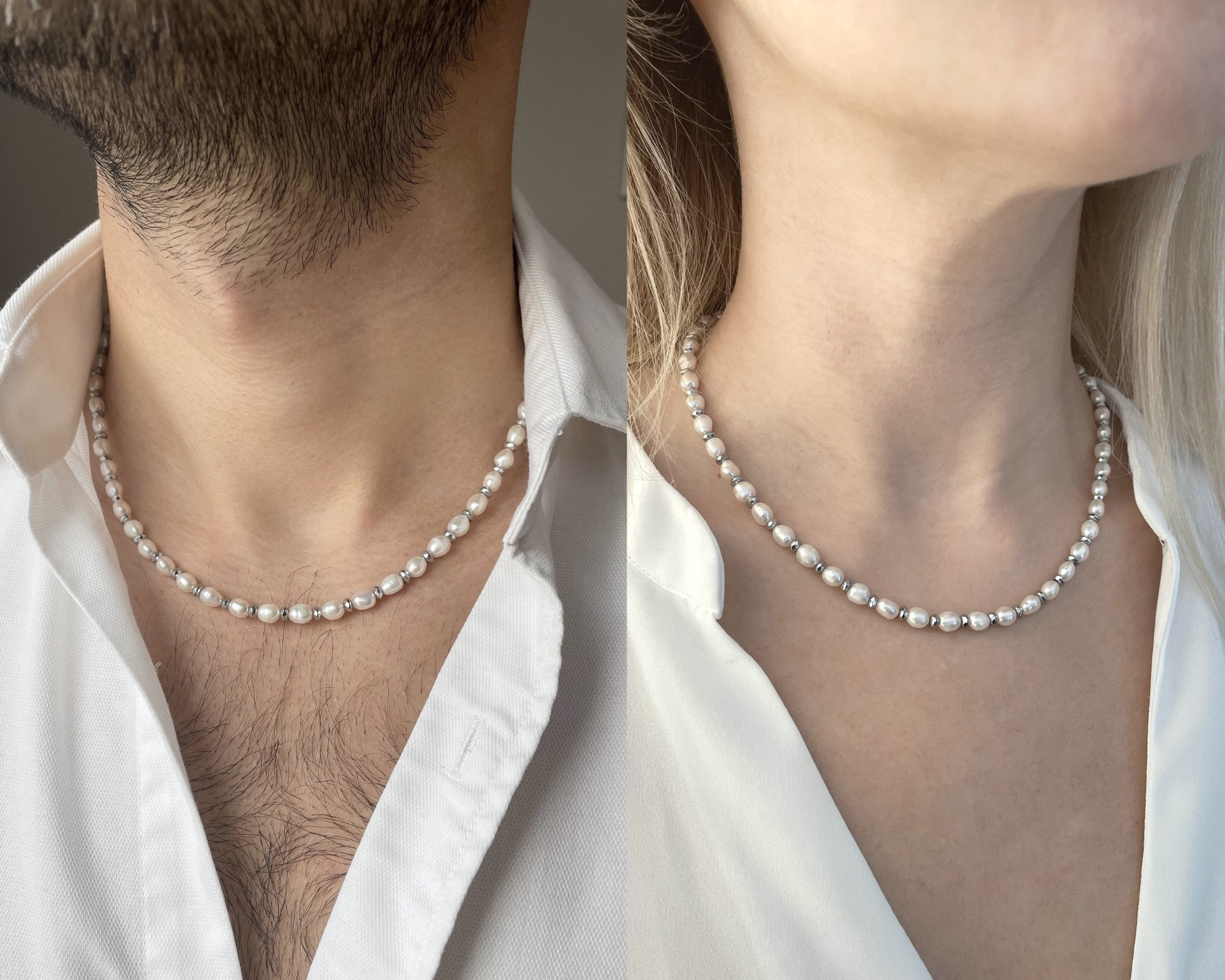 Collier Long 1 Mètre Chaîne Or Avec Perles Ivoire Et Feuilles Cornaline - Bijou Artisanal, Neuf Avec étiquettes