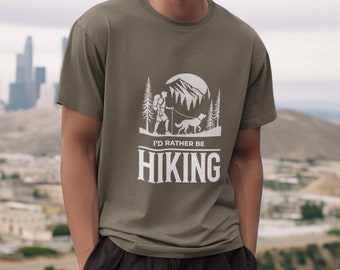 Camiseta de senderismo con mi perro / Camiseta de acampada para amantes de los perros / Regalo de aventura al aire libre / Camiseta de compañero de senderismo / Ropa de exterior para padres de mascotas