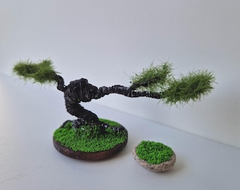 Miniatura de bonsái a escala 1/12 para casa de muñecas