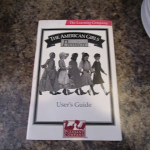 1997 Pleasant Company The American Girls Premiere Users Guide The Learning Company Book
