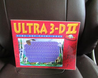 First Printing Nov 1994 Ultra 3-D Volume II Fine Art Print Book SC