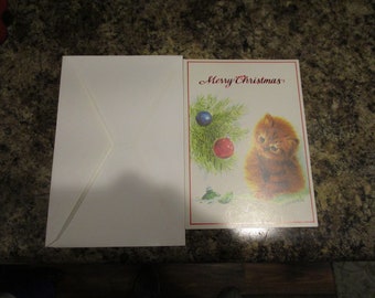 Vintage A Sunshine Card Christmas Card and envelope never used