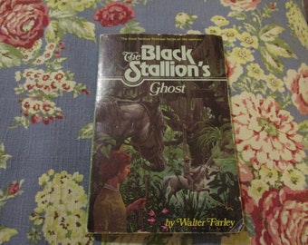 RARE 1969 The Black Stallions Ghost By Walter Farley Random House SC Book