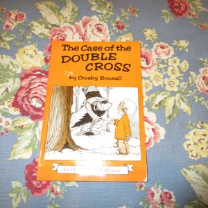1982 The Case of the Double Cross By Crosby Bonsall An I Can Read Mystery Book