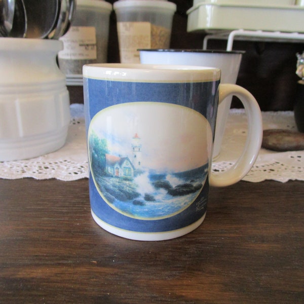 1998 Thomas Kinkade Painter of Light Beacon of Hope Porcelain Mug