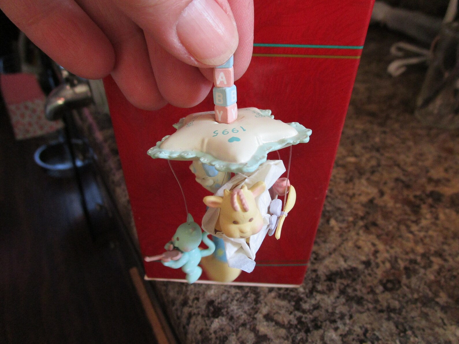 1995 Carlton Cards Baby's First Christmas Ornament in box Etsy