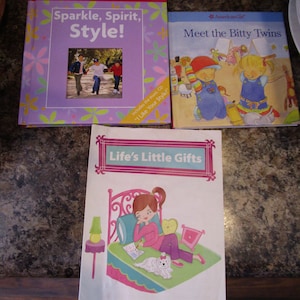 Lot of 3 American Girls Books and a Music CD