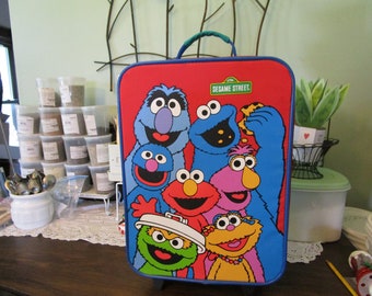 Vintage 1980's Sesame Street Kid's Sleeping Bag - Muppets